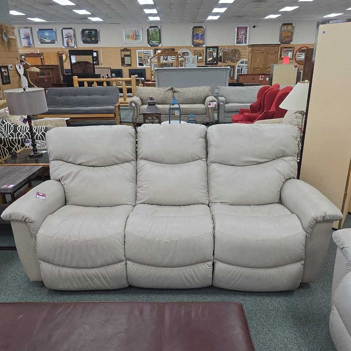 LAZBOY LEATHER SOFA POWER RECLINER