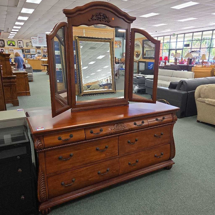 DRESSER WITH MIRROR LAC