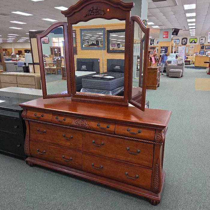 DRESSER WITH MIRROR LAC