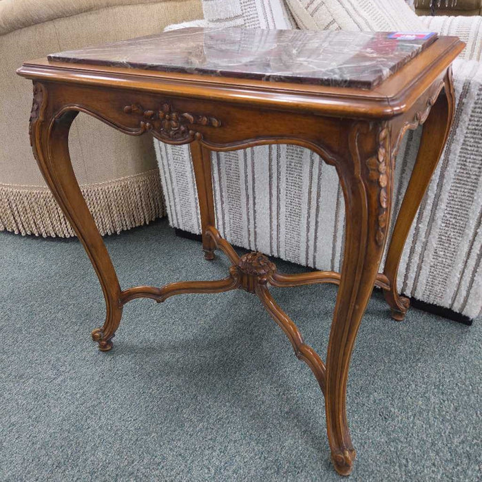MARBLE END TABLE MI