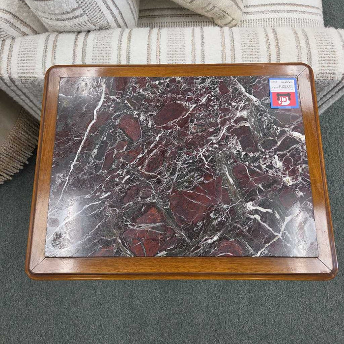 MARBLE END TABLE MI