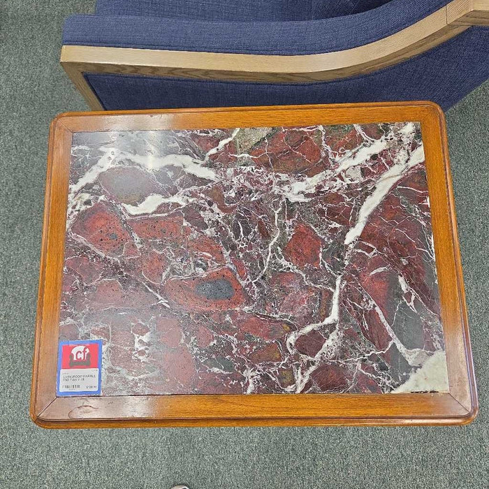 MARBLE END TABLE MI
