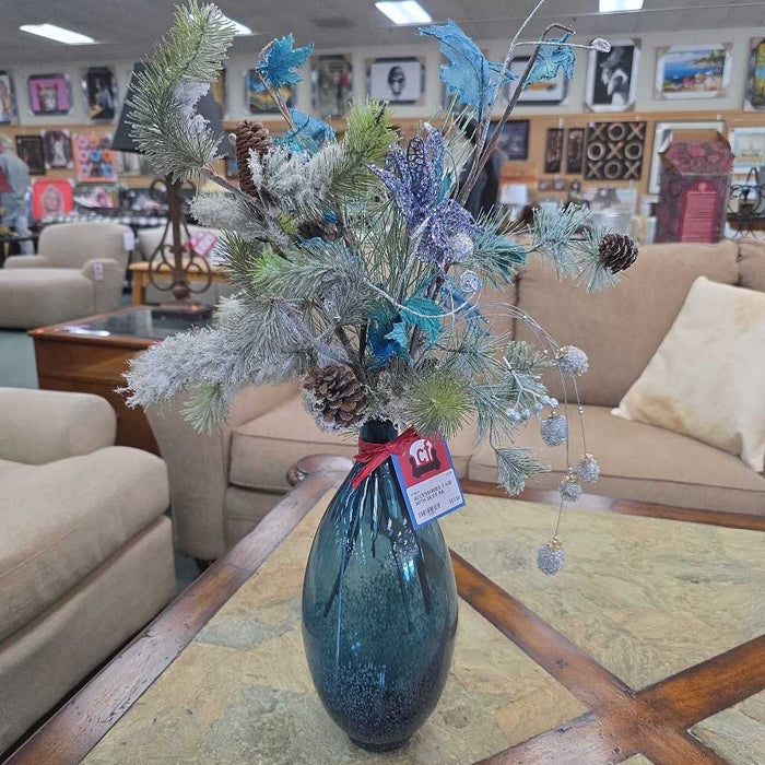 VASE WITH SILKS