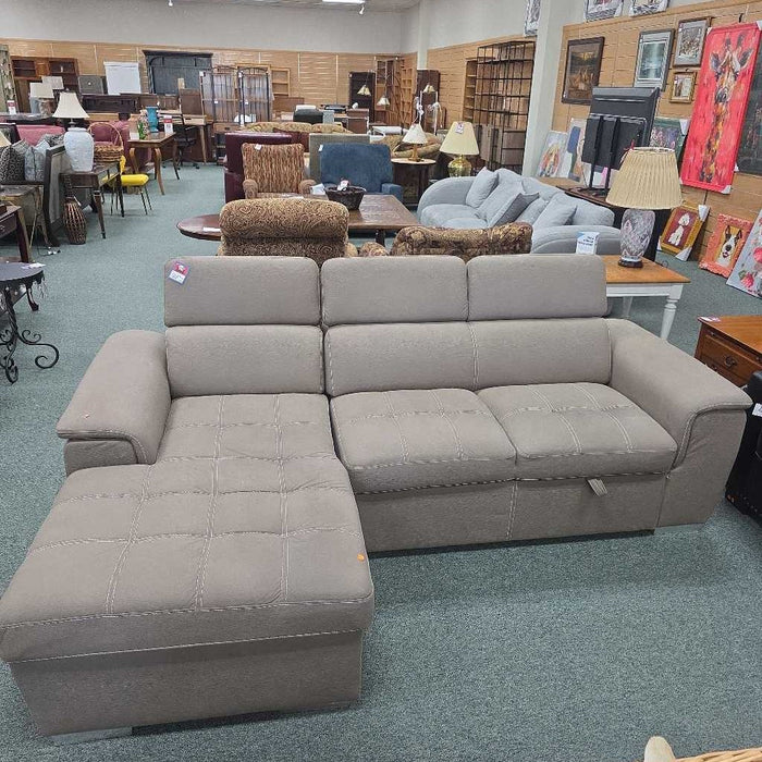 2PC SLEEPER SOFA WITH CHAISE CKK