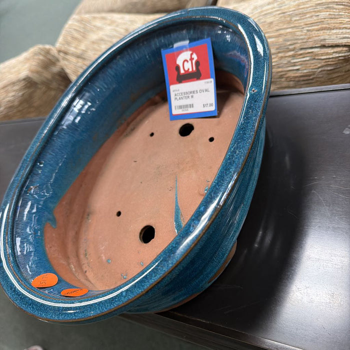 OVAL PLANTER M
