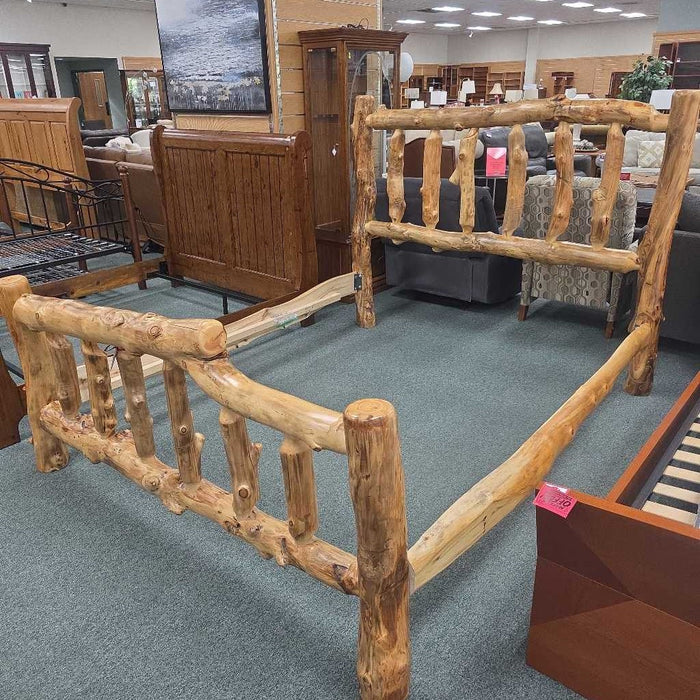 CAL KING LOG BED