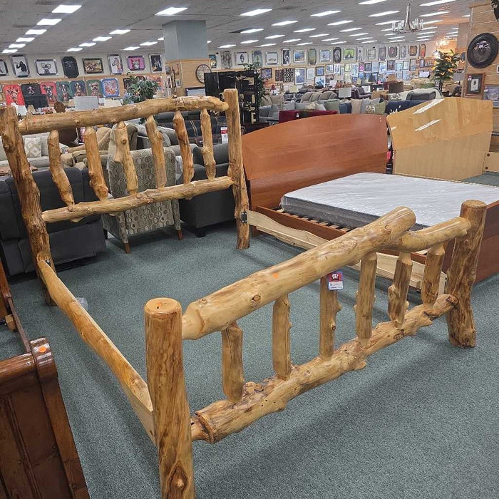 KING LOG BED