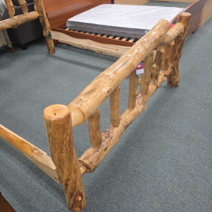 KING LOG BED