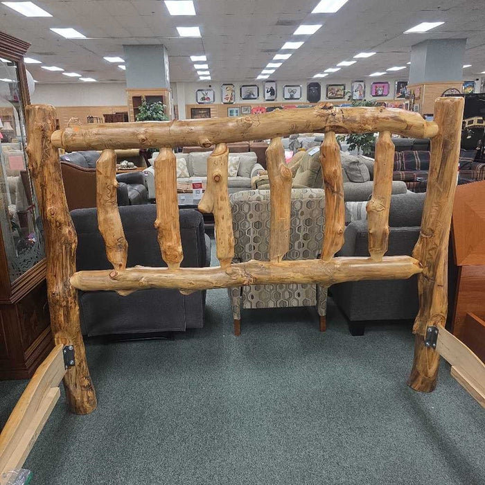 CAL KING LOG BED