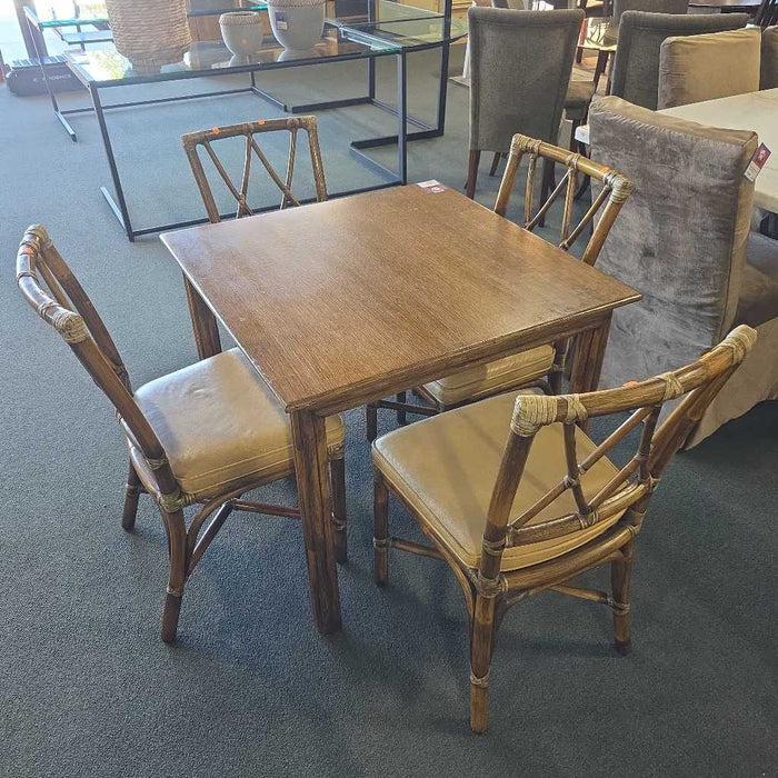 MCGUIRE TABLE WITH 4 CHAIRS