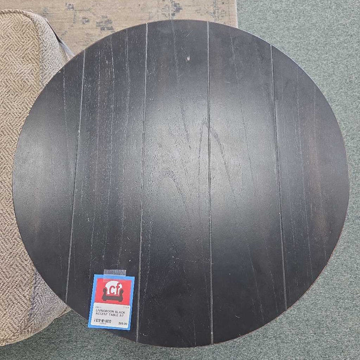 BLACK ACCENT TABLE