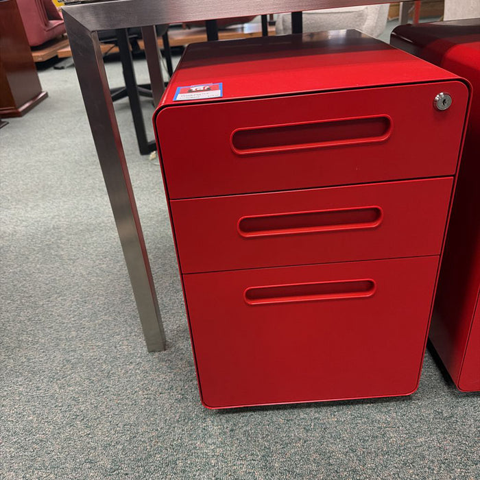 RED FILE CABINET