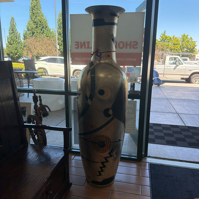 TALL ABSTRACT VASE DECOR