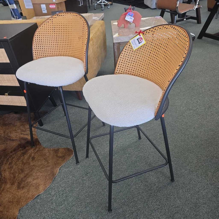 SET OF 2 STOOLS
