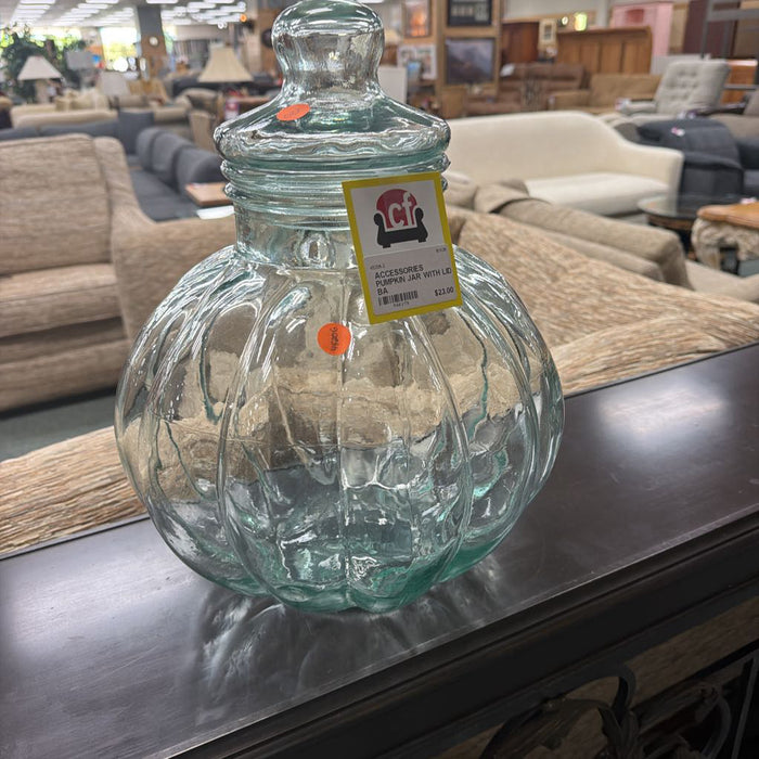 PUMPKIN JAR WITH LID