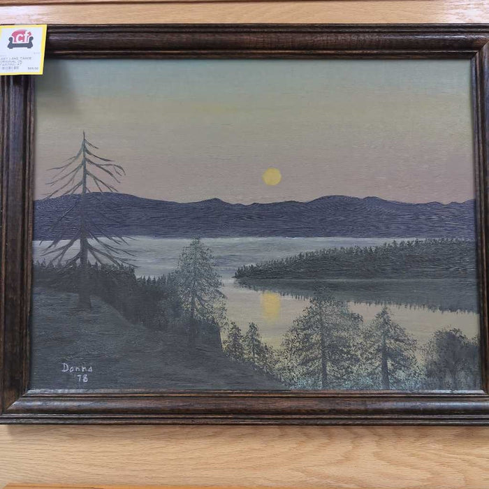 LAKE TAHOE ORIGINAL OIL PAINTING