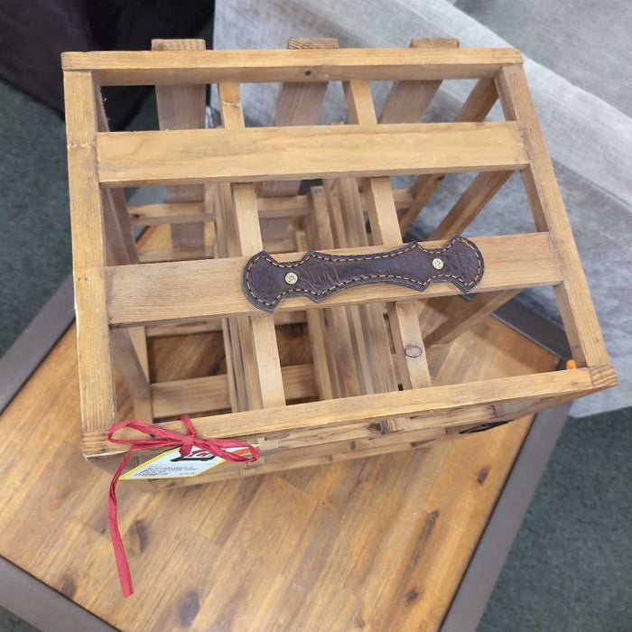 9 BOTTLE VERTICAL WINE RACK