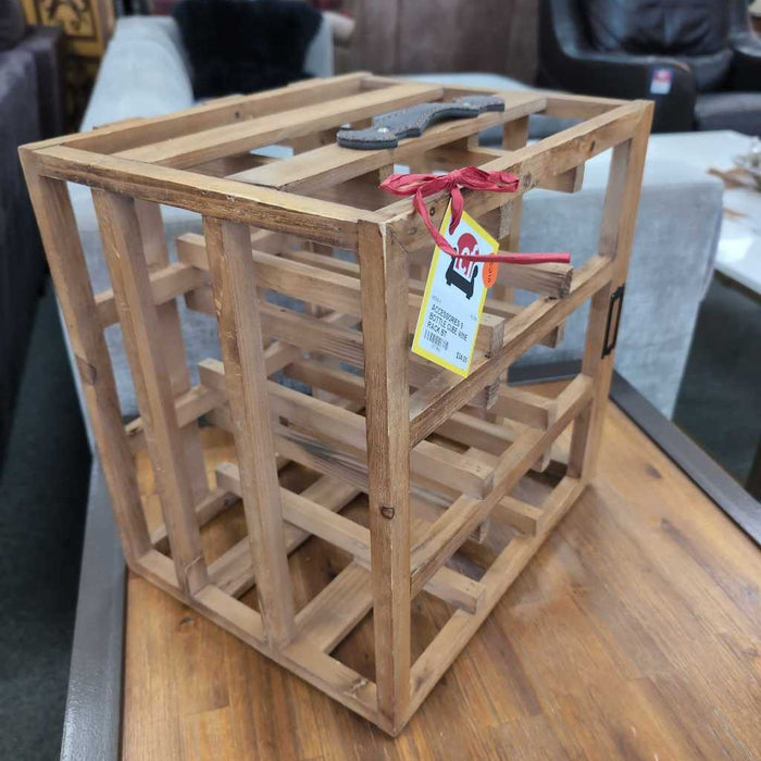 9 BOTTLE VERTICAL WINE RACK
