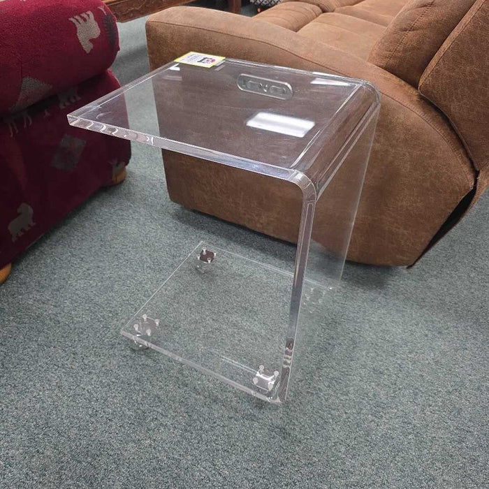 ACRYLIC "C" END TABLE LS