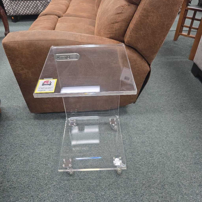 ACRYLIC "C" END TABLE LS