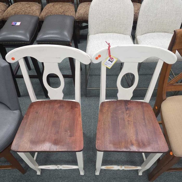 SET OF 2 STOOLS AT