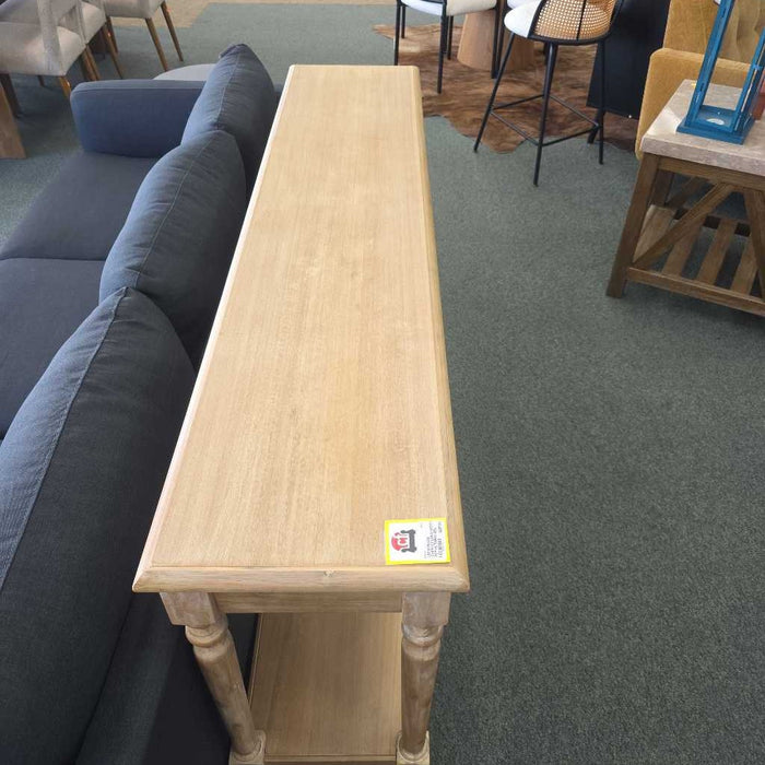 EVERETT LONG WOOD FOYER TABLE BSL