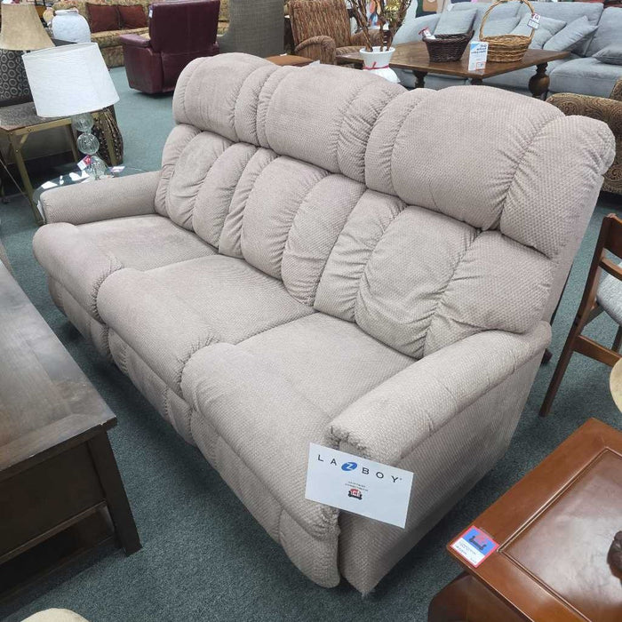 LAZBOY POWER RECLINING SOFA WITH LUMBAR AND HEADREST ATH