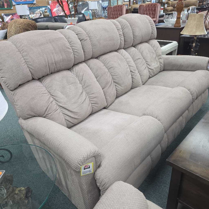 LAZBOY POWER RECLINING SOFA WITH LUMBAR AND HEADREST ATH