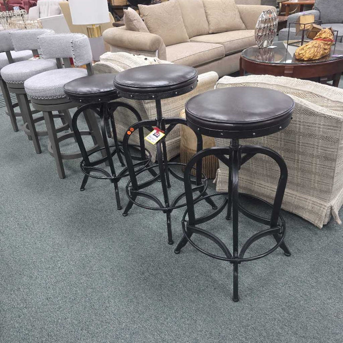 SET OF 3 STOOLS BAS