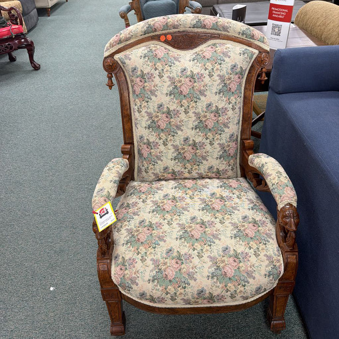 FLORAL ACCENT CHAIR KL