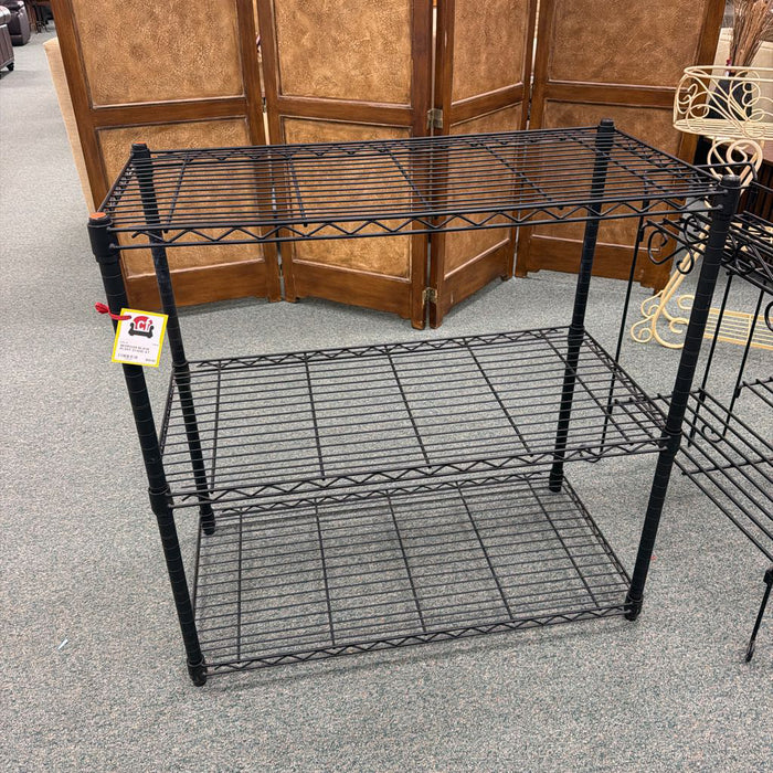 BLACK PLANT STAND AT