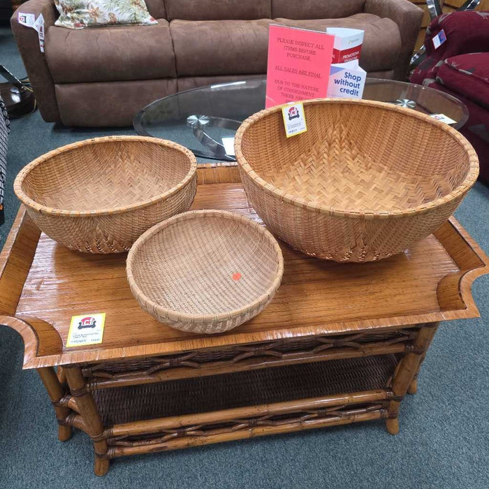 SET OF 3 BASKETS BT