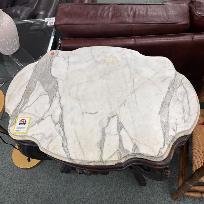 MARBLE TOP BISTRO TABLE
