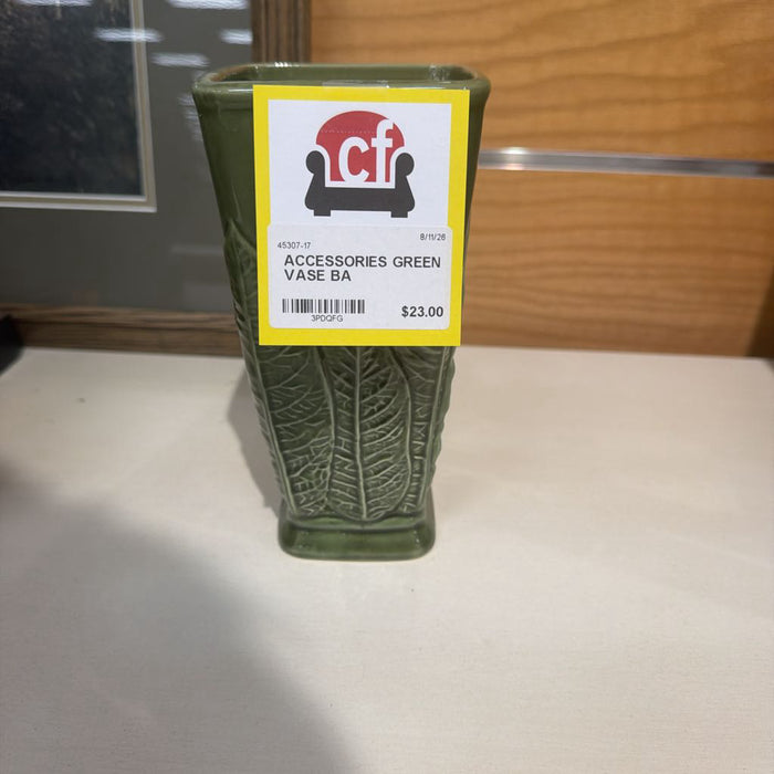 GREEN VASE BA