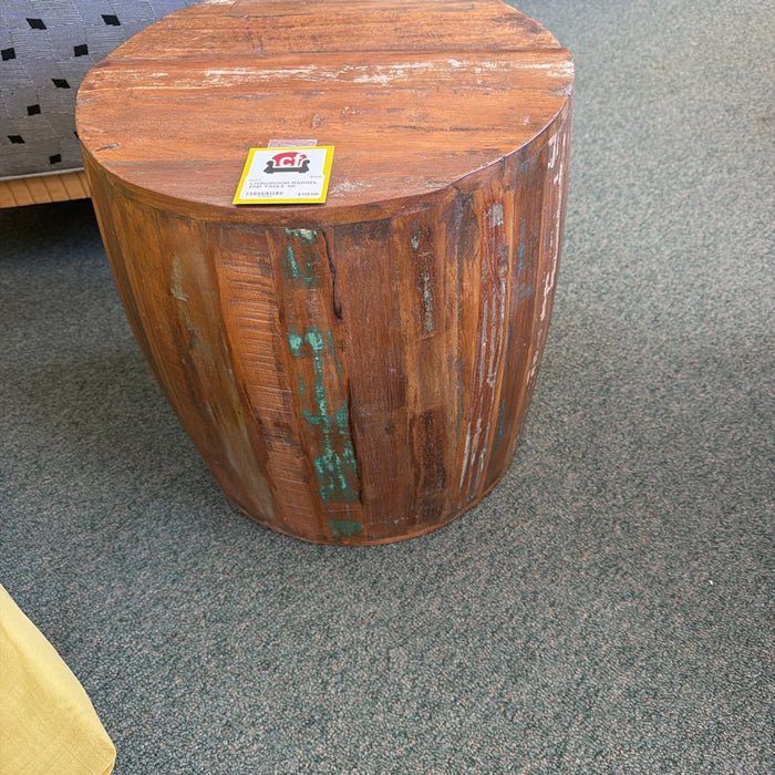 BARREL END TABLE SK