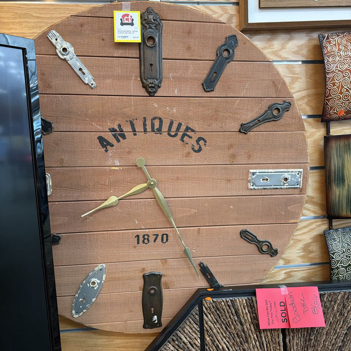 LARGE CLOCK DECOR LS