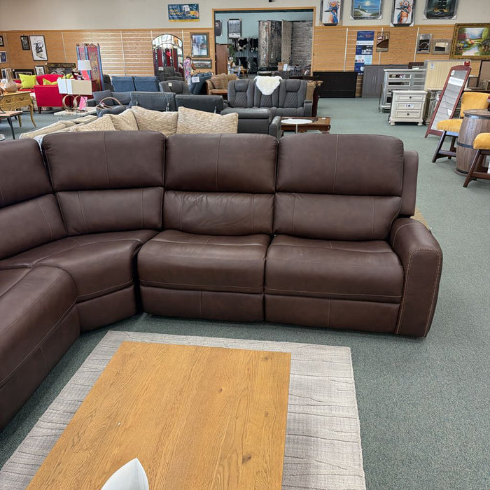 FLEXSTEEL POWER RECLINING SECTIONAL LHIH