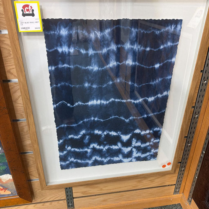 BLUE WALL ART LS