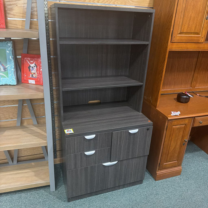 FILE CABINET WITH HUTCH TB