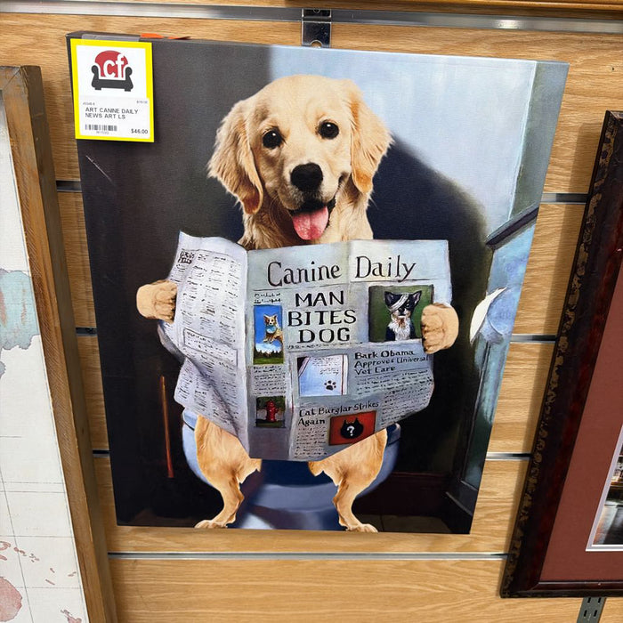 CANINE DAILY NEWS ART
