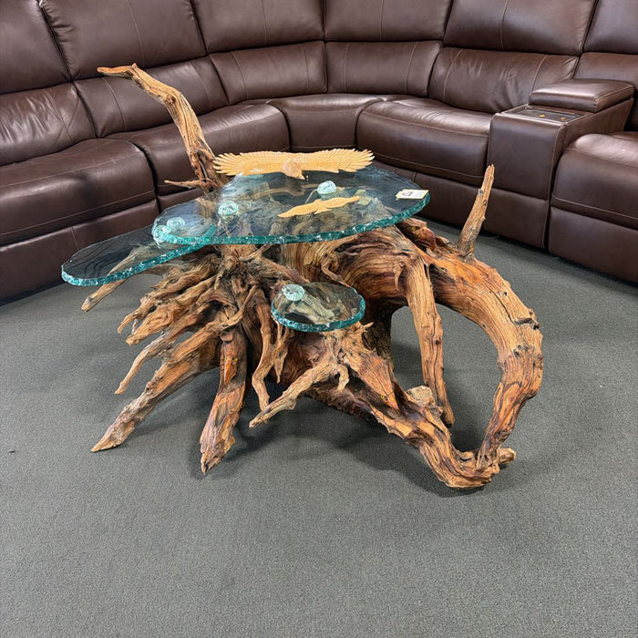 BRISTLECONE PINE EAGLE COFFEE TABLE MIH