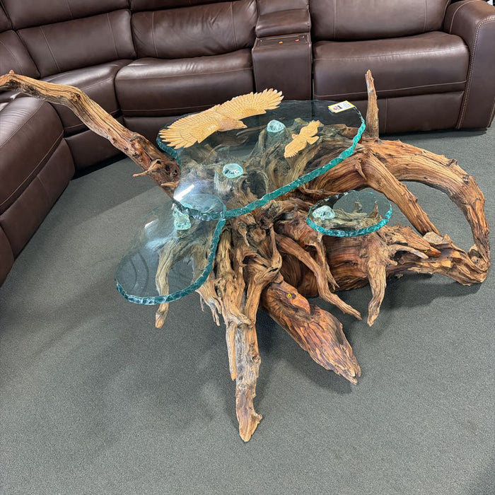 BRISTLECONE PINE EAGLE COFFEE TABLE MIH