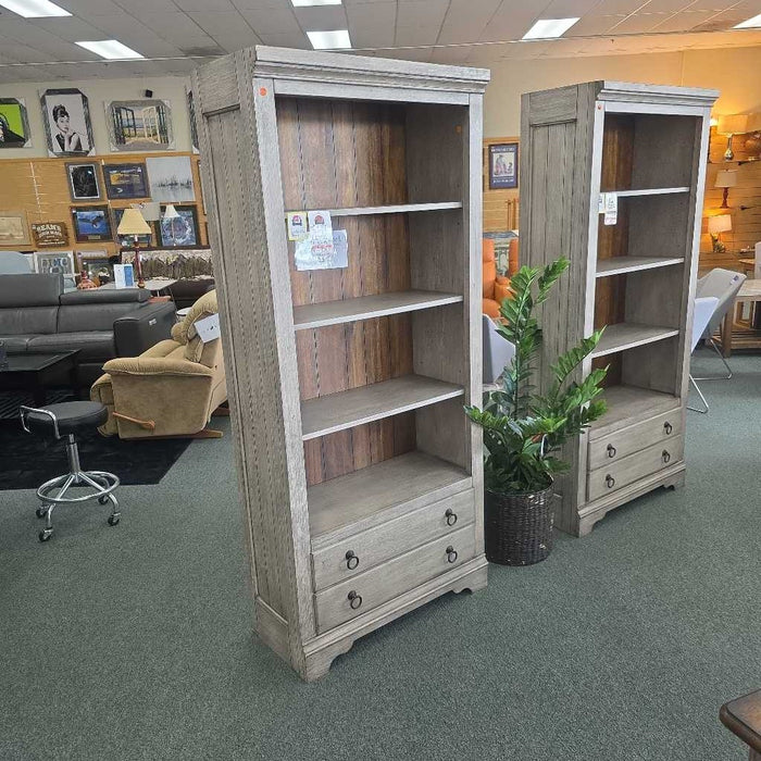 FLEXSTEEL BOOKSHELF WITH FILE ALK