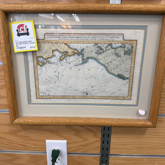 MAP OF THE PACIFIC OCEAN BA