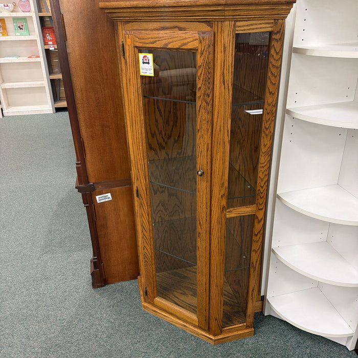 CORNER CURIO CABINET MI