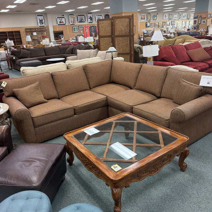 ETHAN ALLEN 3PC SECTIONAL SOFA