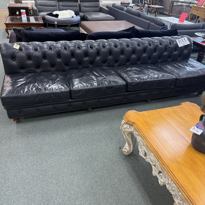 RESTORATION HARDWARE ARMLESS CHESTERFIELD SOFA BAHH