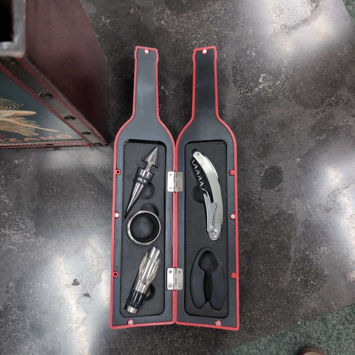 DOUBLE WINE BOX WITH ACCESSORIES
