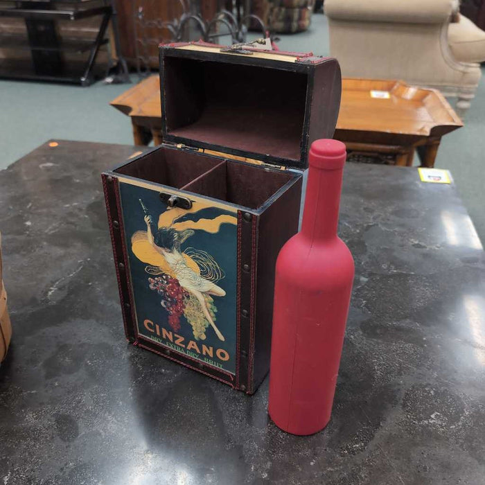 DOUBLE WINE BOX WITH ACCESSORIES