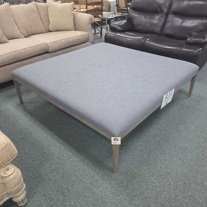 RESTORATION HARDWARE XL OTTOMAN BKS
